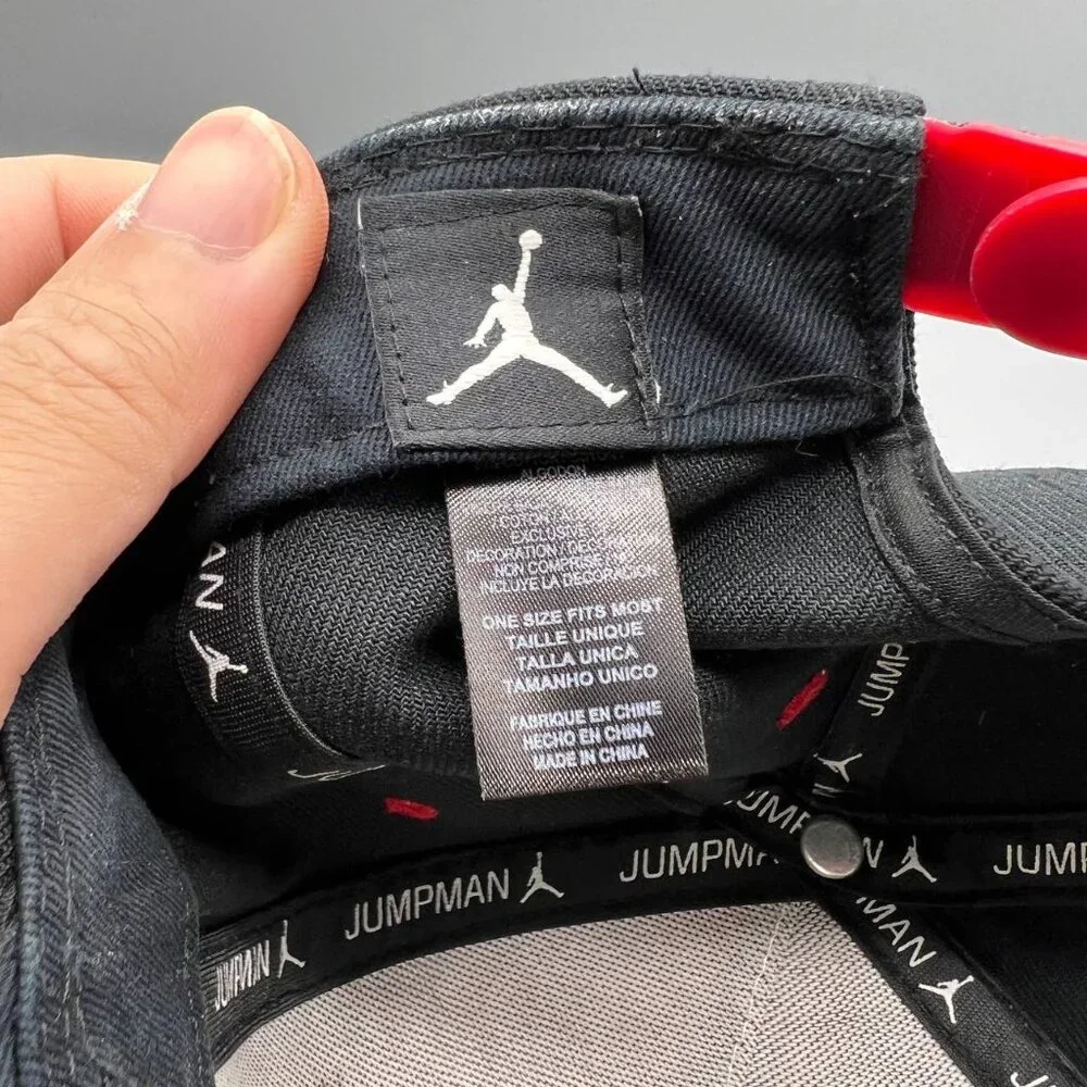 Air Jordan‎ Flight Hat Men Black Red Jumpman Snap Back Cap